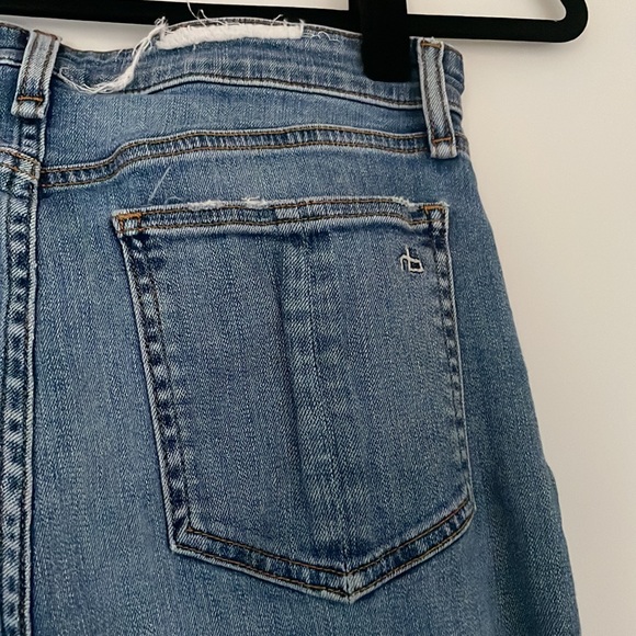 Rag & Bone Nina High Rise Ankle Flare Jeans in West Marin - Picture 9 of 9
